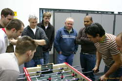 The crowd in the Blue Stands