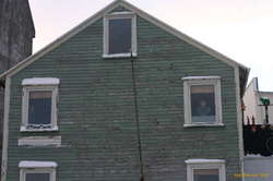 Stina and Kjari looking out the windows
