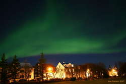 Aurora over Tjarnagata