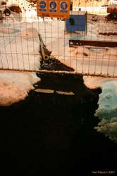 The site is still flooding