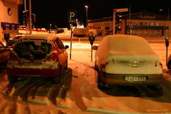 Some cars have moved, some havn't