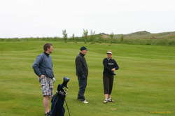 Elmar, Runar and Lissy patiently waiting