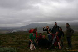 The gang being a bit sillier