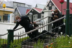 Slow motion stumbling