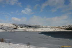 A cold clear day by Vífellstaðirvatn
