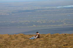 Alex soaks up some more sun