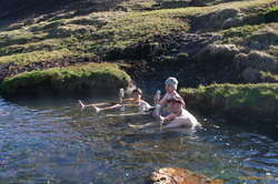 Stefan, Wolfgang and Fabio in a nice bit of river