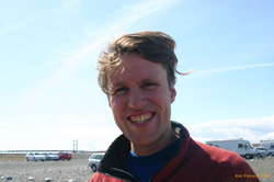 Karl at Jökulsárlón