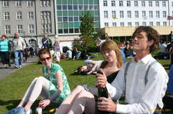 Cracking the champers in the field.