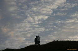 Toby and Ang being cute at Urriðafoss