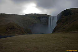 Skógarfoss at dawn