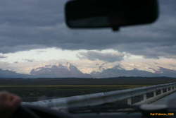 Sunset on the Skaftafell area