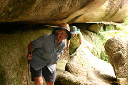 Mum exploring South Bald Rock