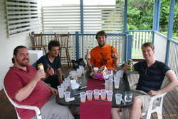 Was, Jono, Karl and Sal