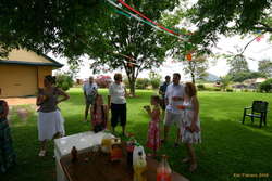 Lisa, Granddad, Silja, Susan, Birta, Alan, Tóti, Anna