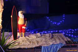 Beach santa
