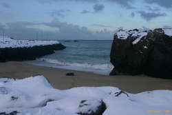 Lounging on the beach