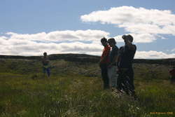 Lee still trying to work out how to piss, the others have succeeded