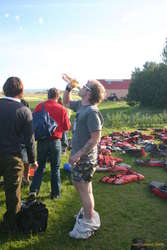 Eyvi struts his stuff