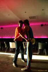 Daði tries his luck against the master