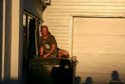 Evyi posing in the afternoon sunlight