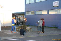 Milling around, kicking it selfoss stylee