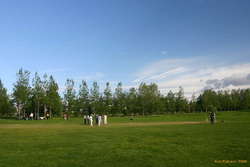 Conferring on the grounds prior to the start of play