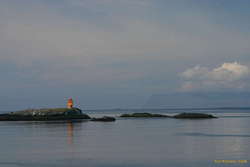 Lighthouse just off Flatey