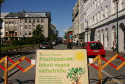 Road closed due to good weather