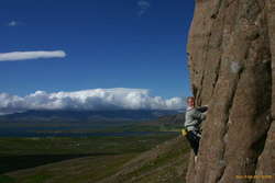 Bjöggi leading at Valshamar