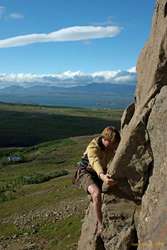 Karl leading at Valshamar