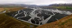 Markarfljót panorama from Stóri Dímon