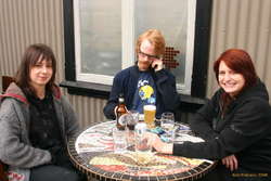 Girls gaze at me, boys avert their eyes :)