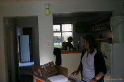 Bel pondering how she should arrange my house