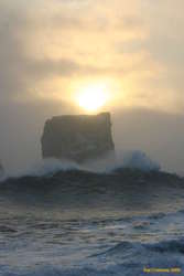 Big waves in the sun