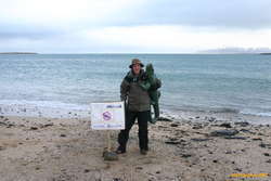 Karl wrestles a crocodile