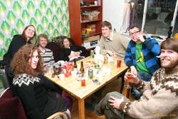 Kata, Eva, Bjöggi, Bel, Eggert, Ulfar, Sturlli