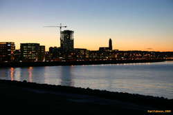 Crystal clear sunset