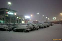 Snowy morning at work