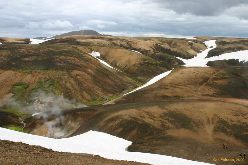 The idyllic Stórihver, an oasis in the desert