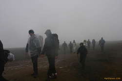 Traipsing across the plateau