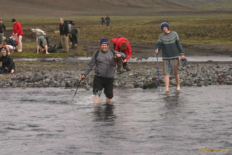 Gunni and Matti cross blákvísl