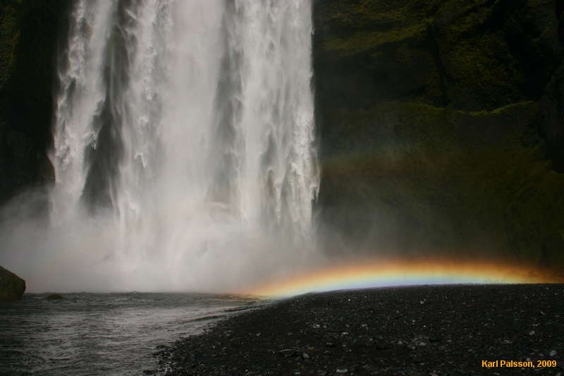 Flatbow at Skógarfoss