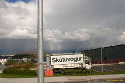 Rain squalls near work