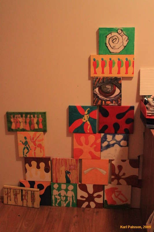 A Painter lives here