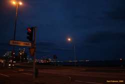 Bright and early on the way to work