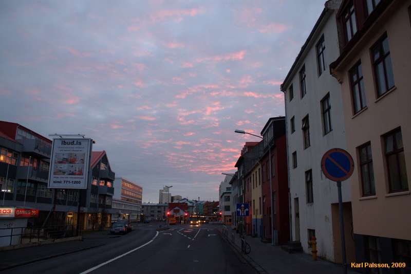 Sunrise on the way to work