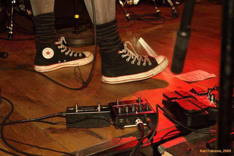 At the feet of rockers