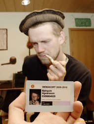 Yes, this man smokes a pipe