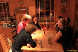 Viðar, Eggert, Eva, Tóta, Steph and Alda